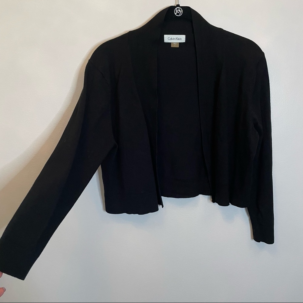 CK cardigan bolero sweater
